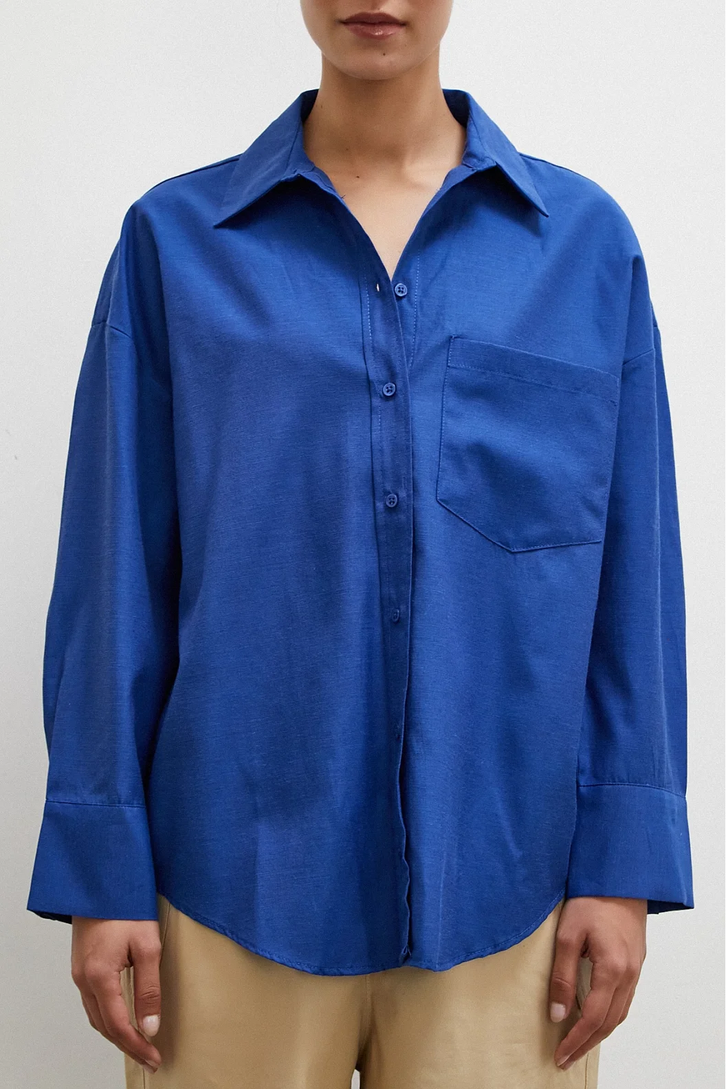 Poplin Shirt Navy