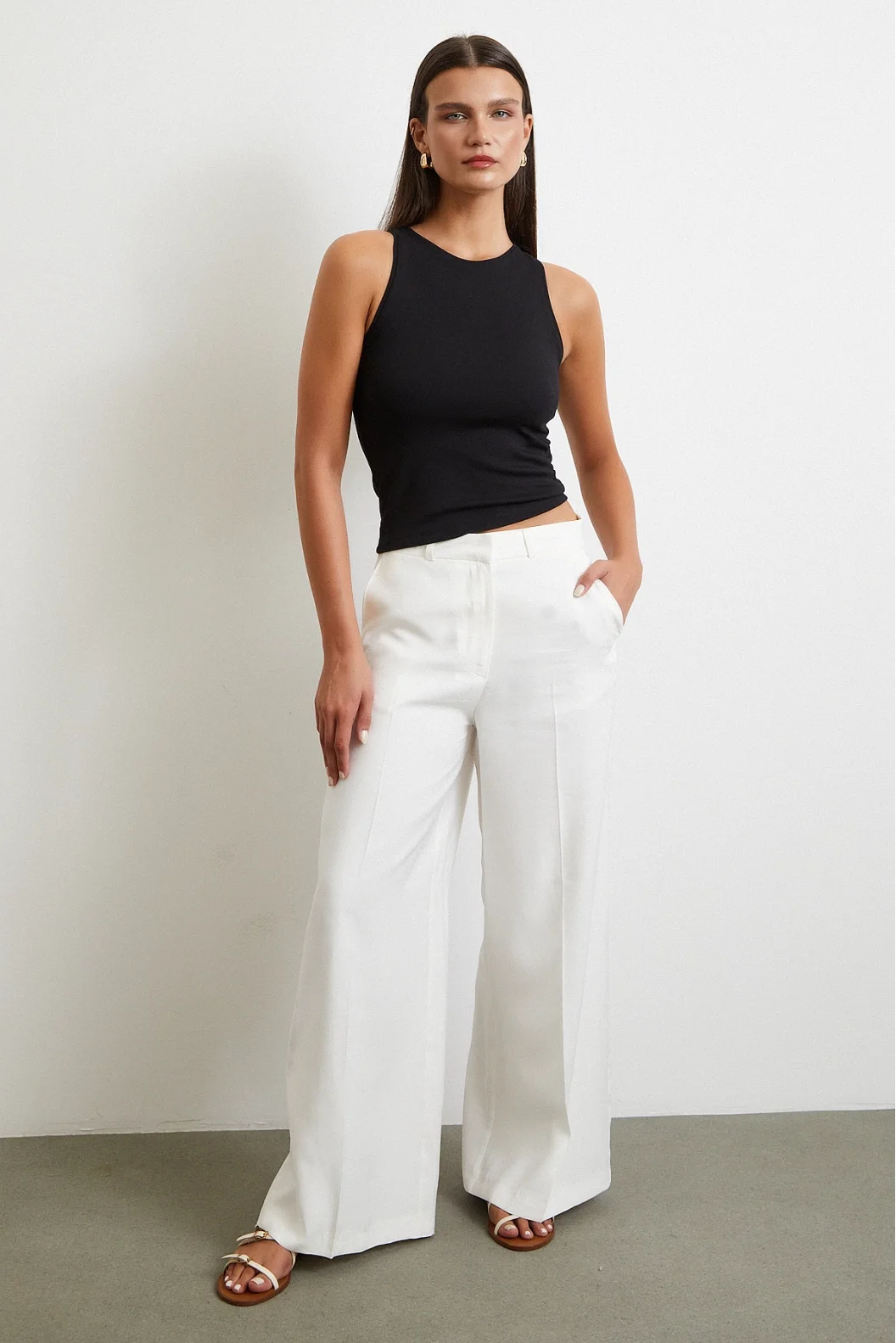 Basic Crop Top Siyah