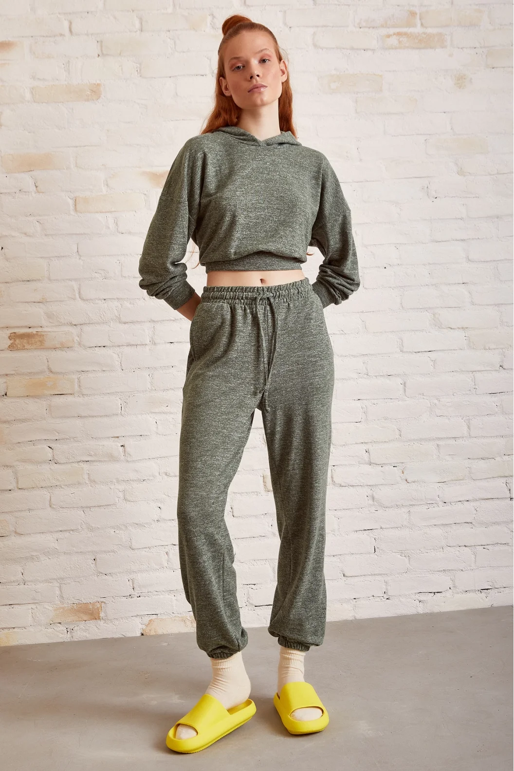 Loose Fit Tracksuit Khaki