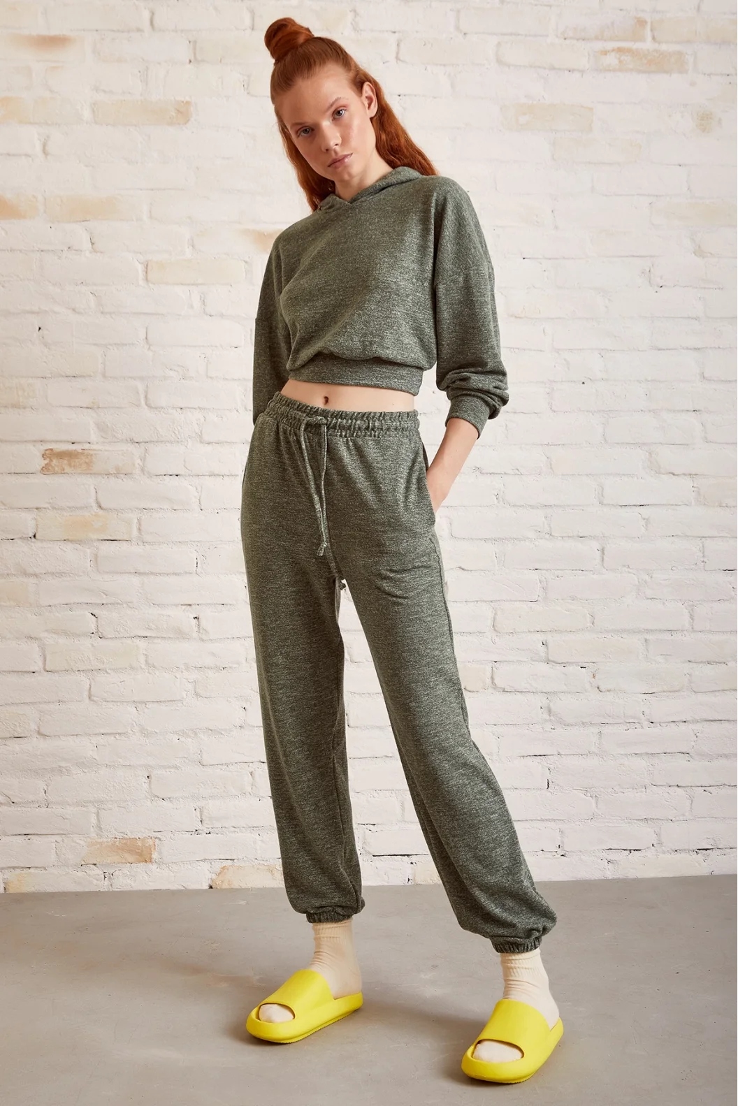 Loose Fit Tracksuit Khaki
