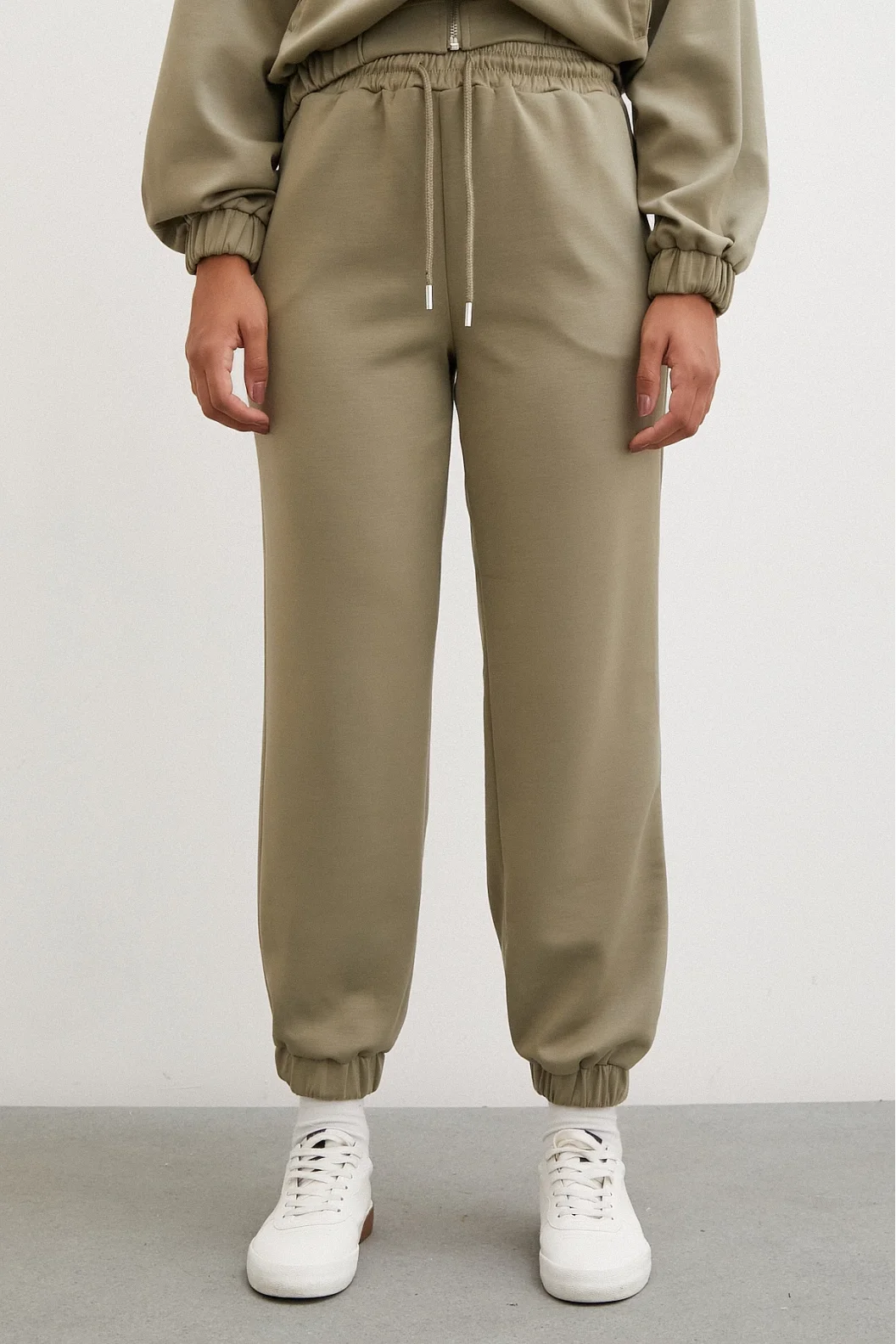 Gummibund-Sweatpants mit Taschen