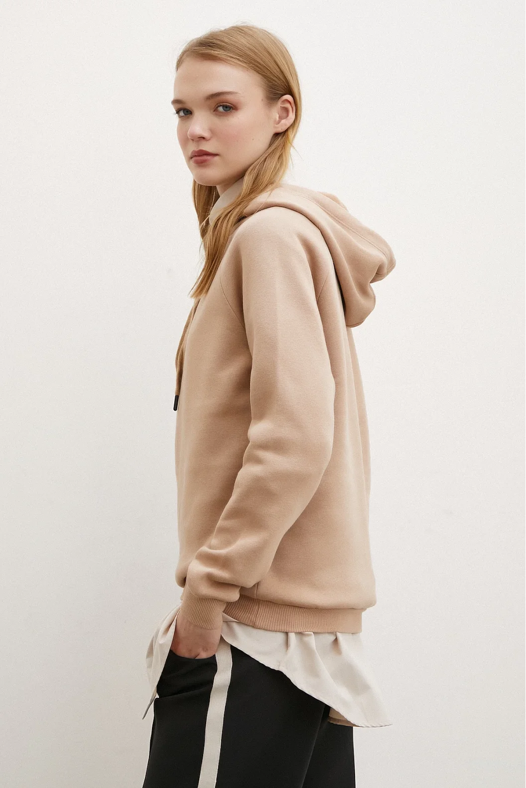 Hooded Sweatshirt Brown