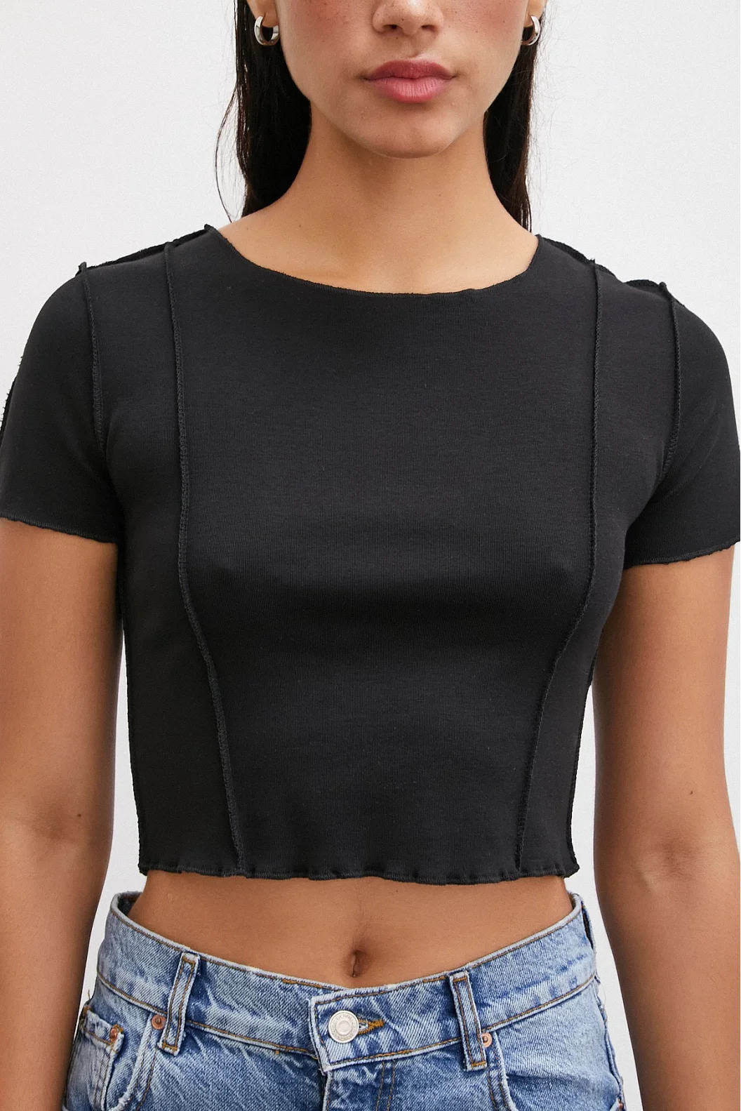 Kısa Kol T-shirt Siyah