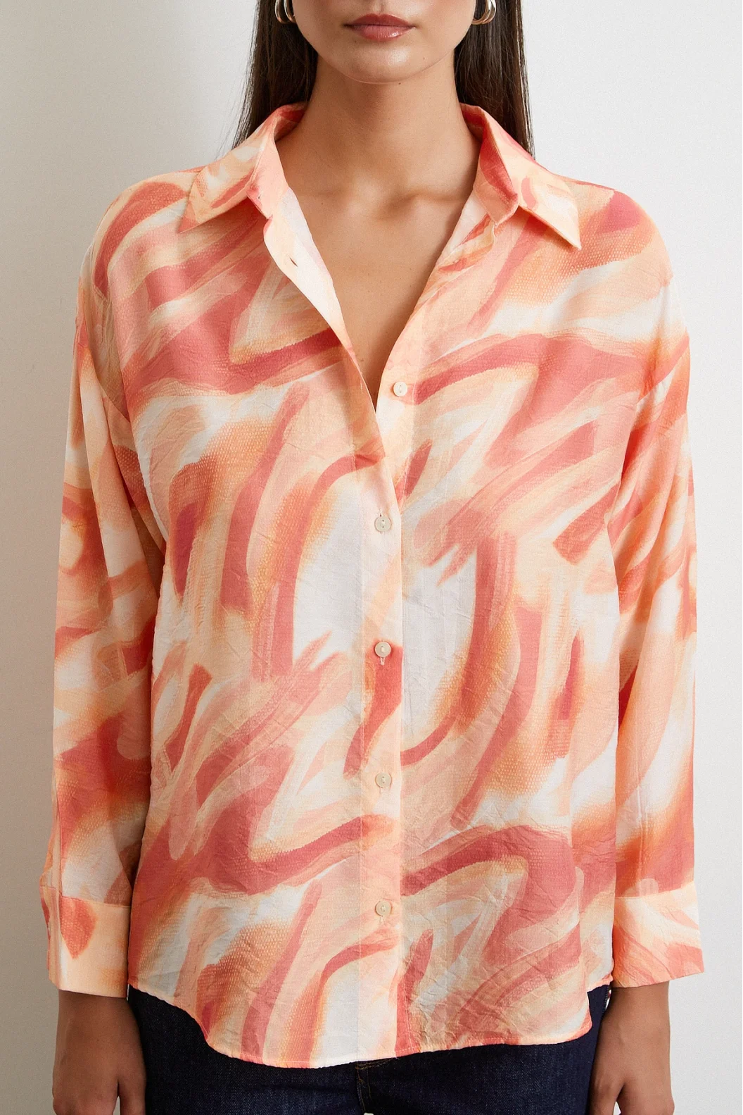 Deniz Esintisi Gömlek Oranj