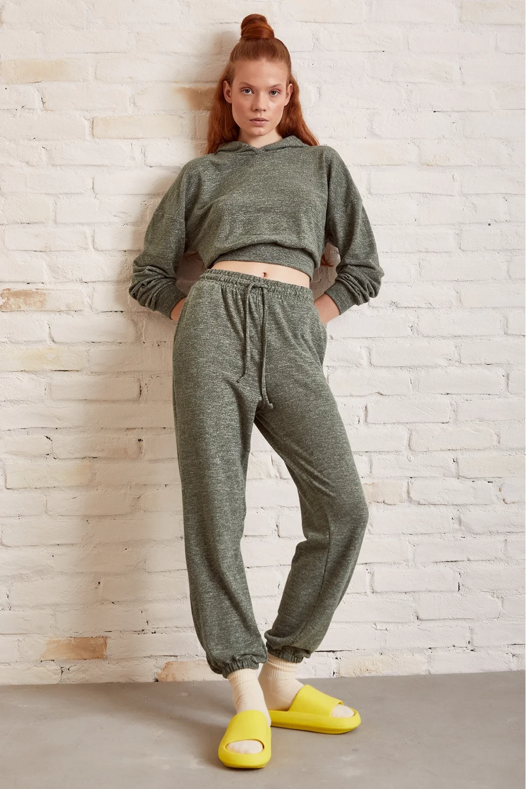 Loose Fit Tracksuit Khaki