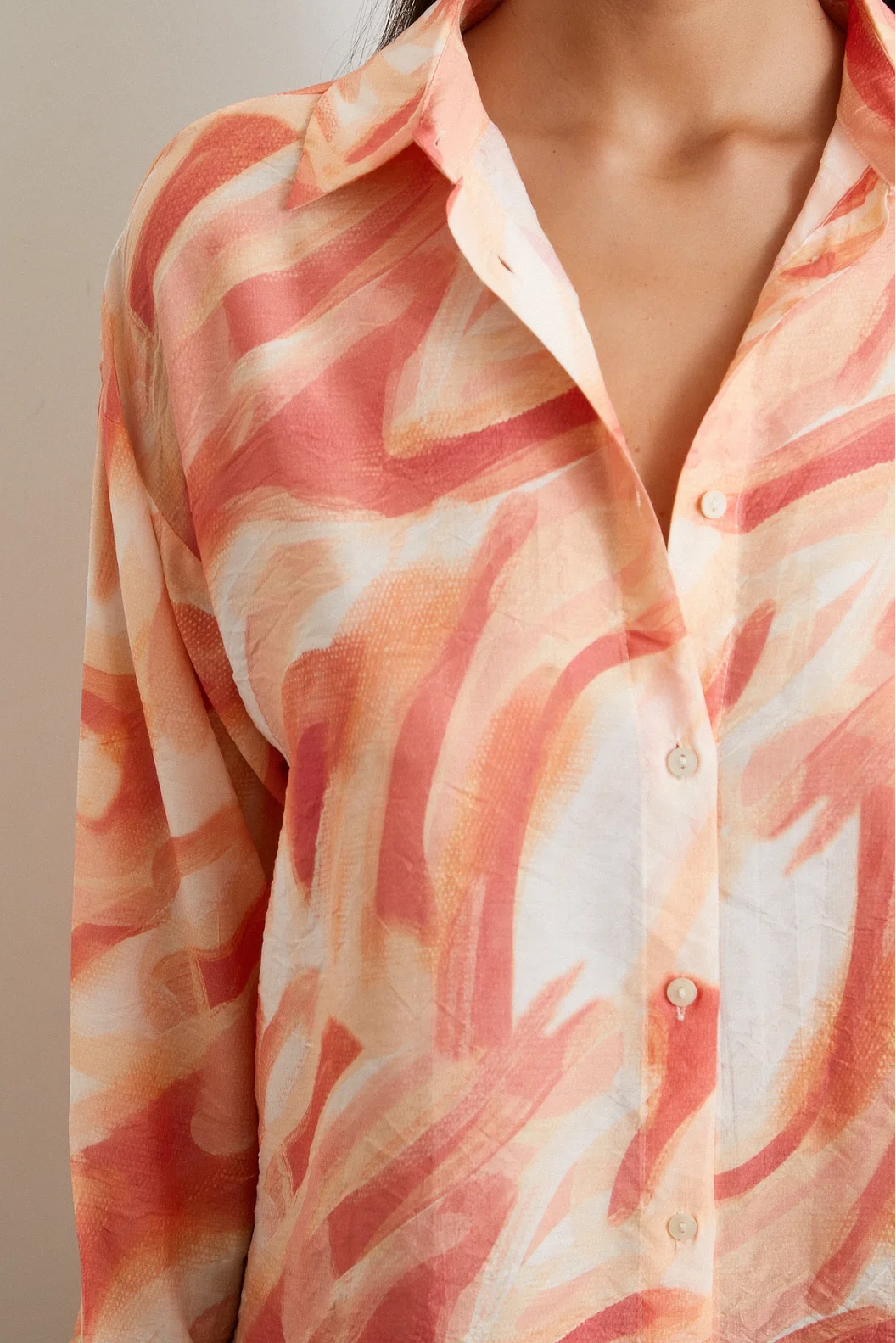 Deniz Esintisi Gömlek Oranj