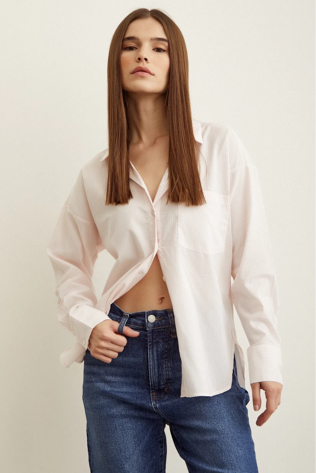 Striped Shirt Powder