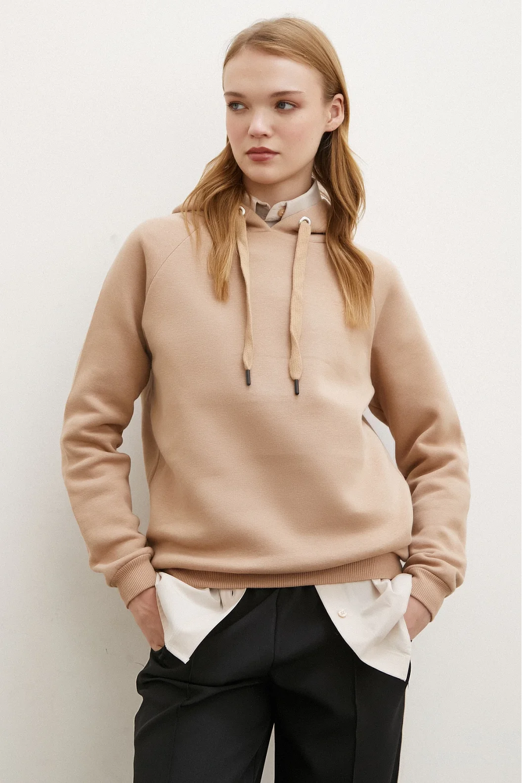 Hooded Sweatshirt Brown