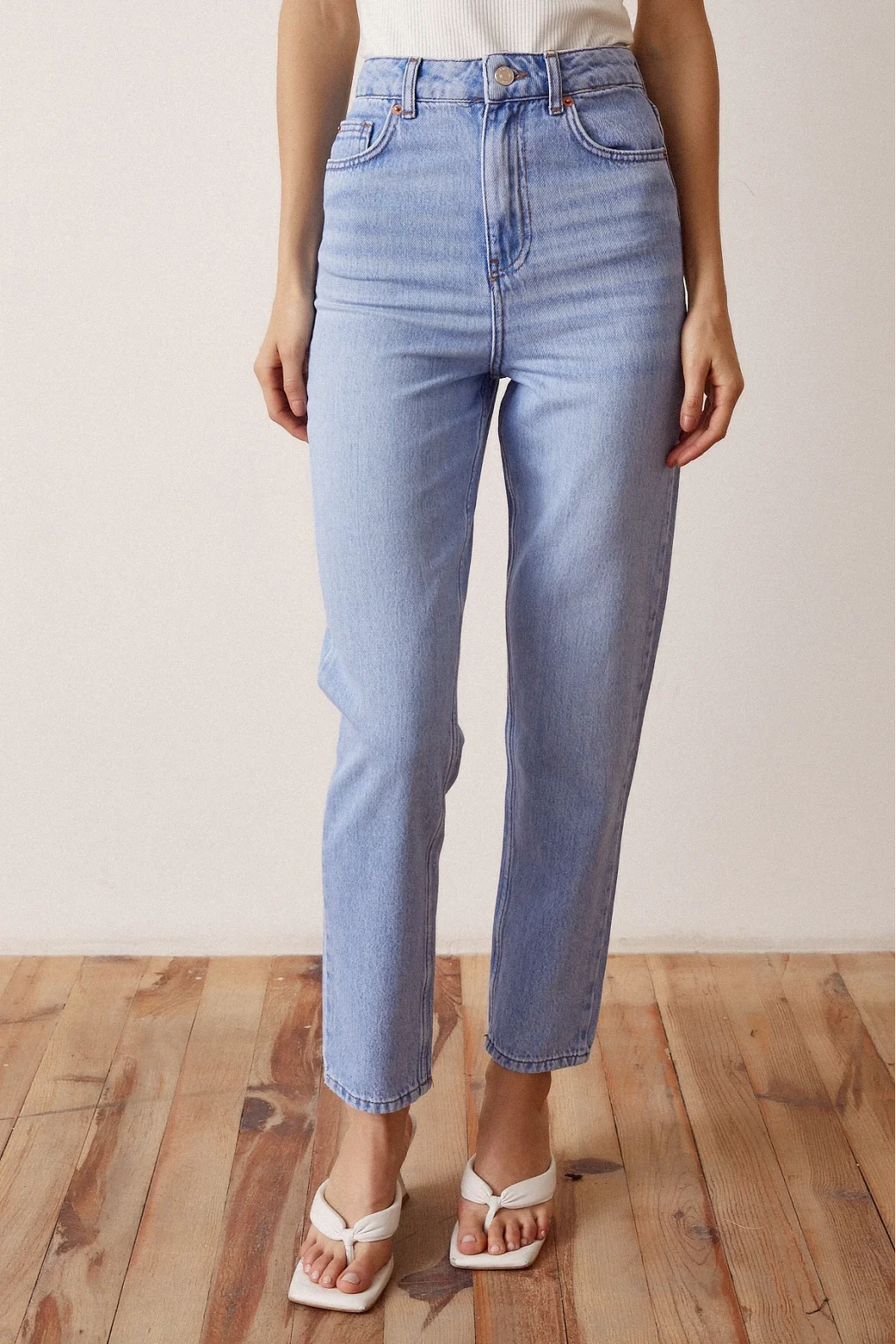 Skinny Fit Denim Jeans Blue