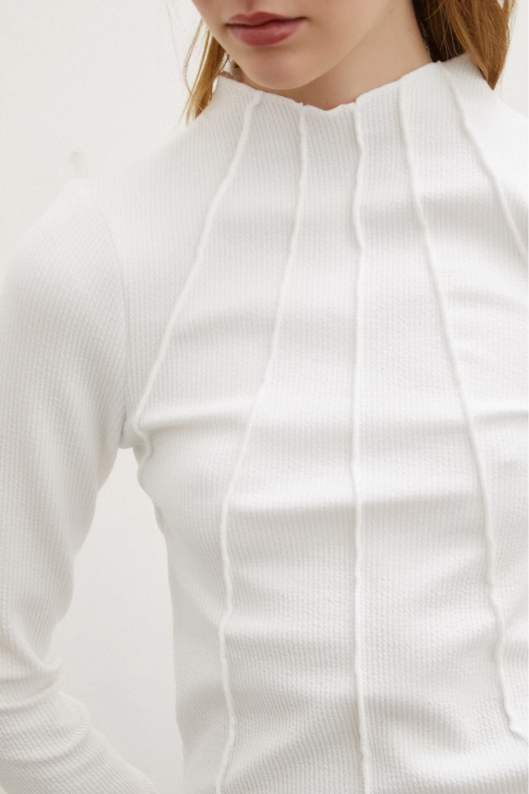 Vorgefertigte Bluse Weiß