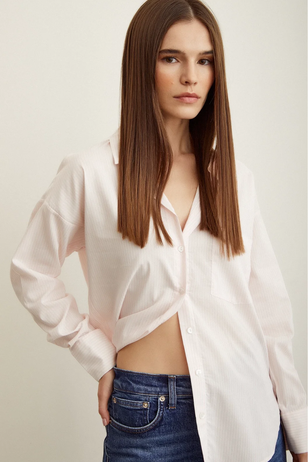 Striped Shirt Powder