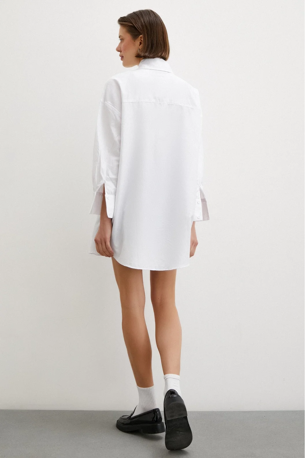 Hemd Rock Kleid Anzug Schwarz