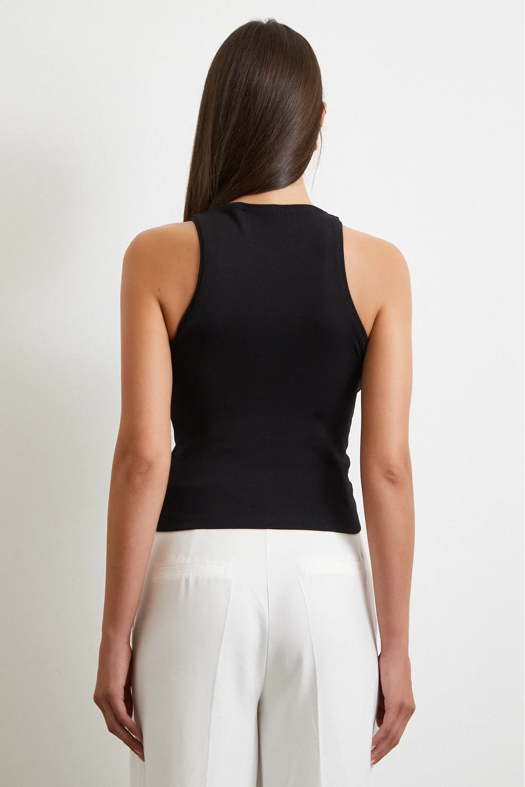 Basic Crop Top Siyah