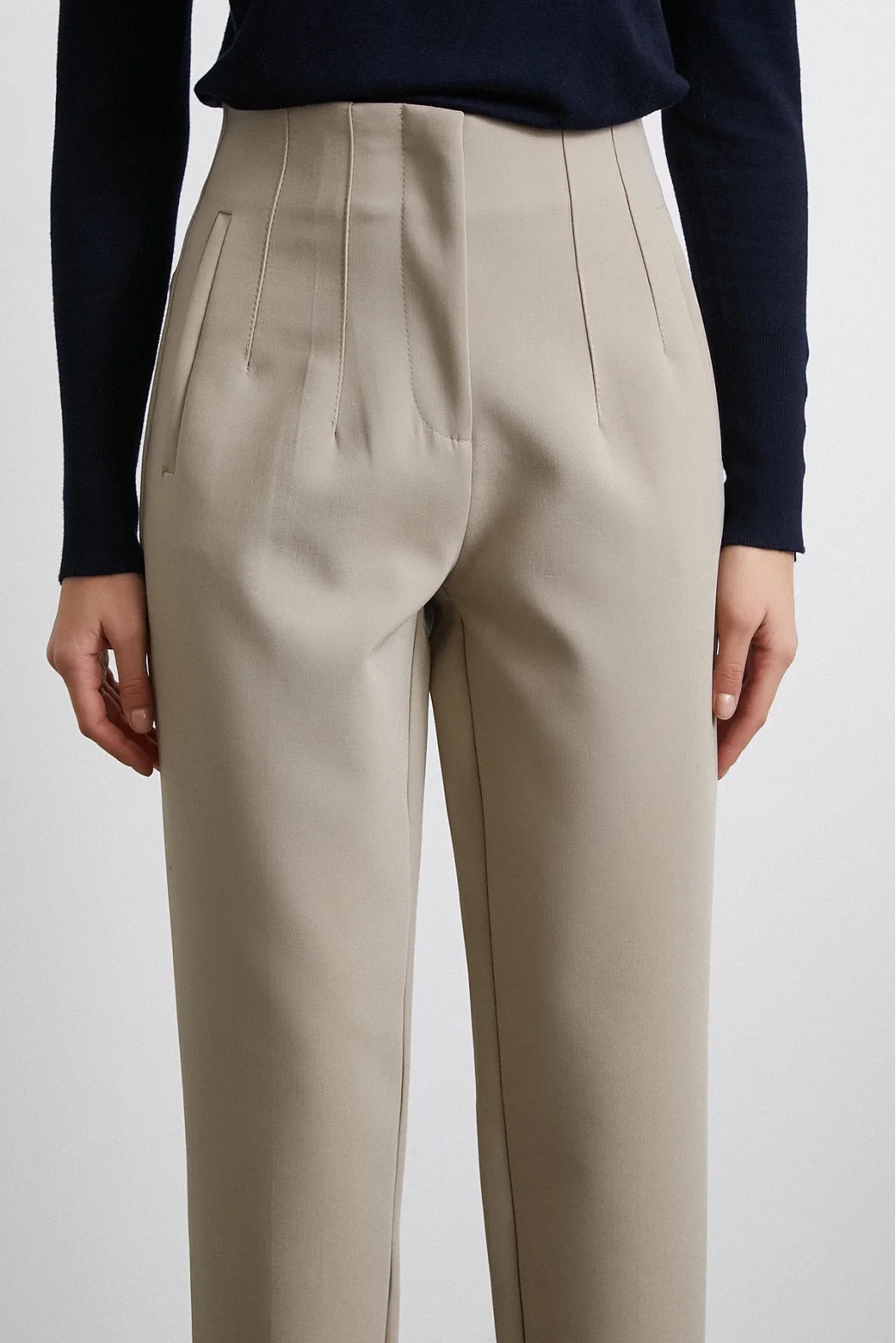Skinny Stoffhose Marder