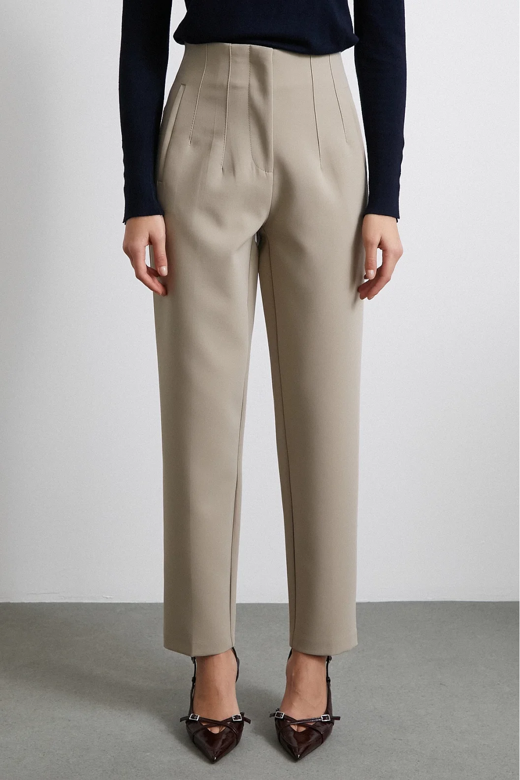 Skinny Stoffhose Marder
