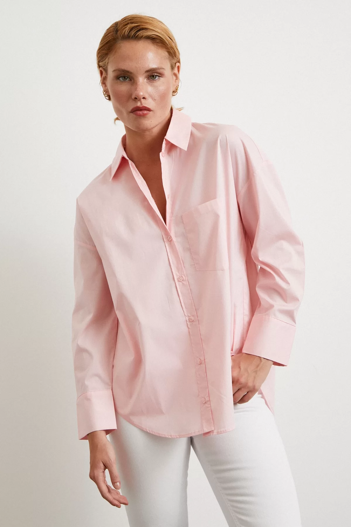 Cotton Classic Shirt Pink