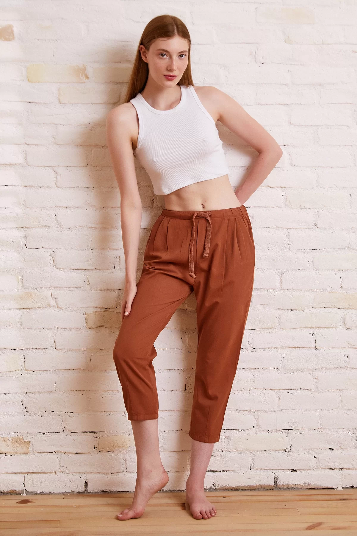 Loose Fit Corduroy Pants Tile