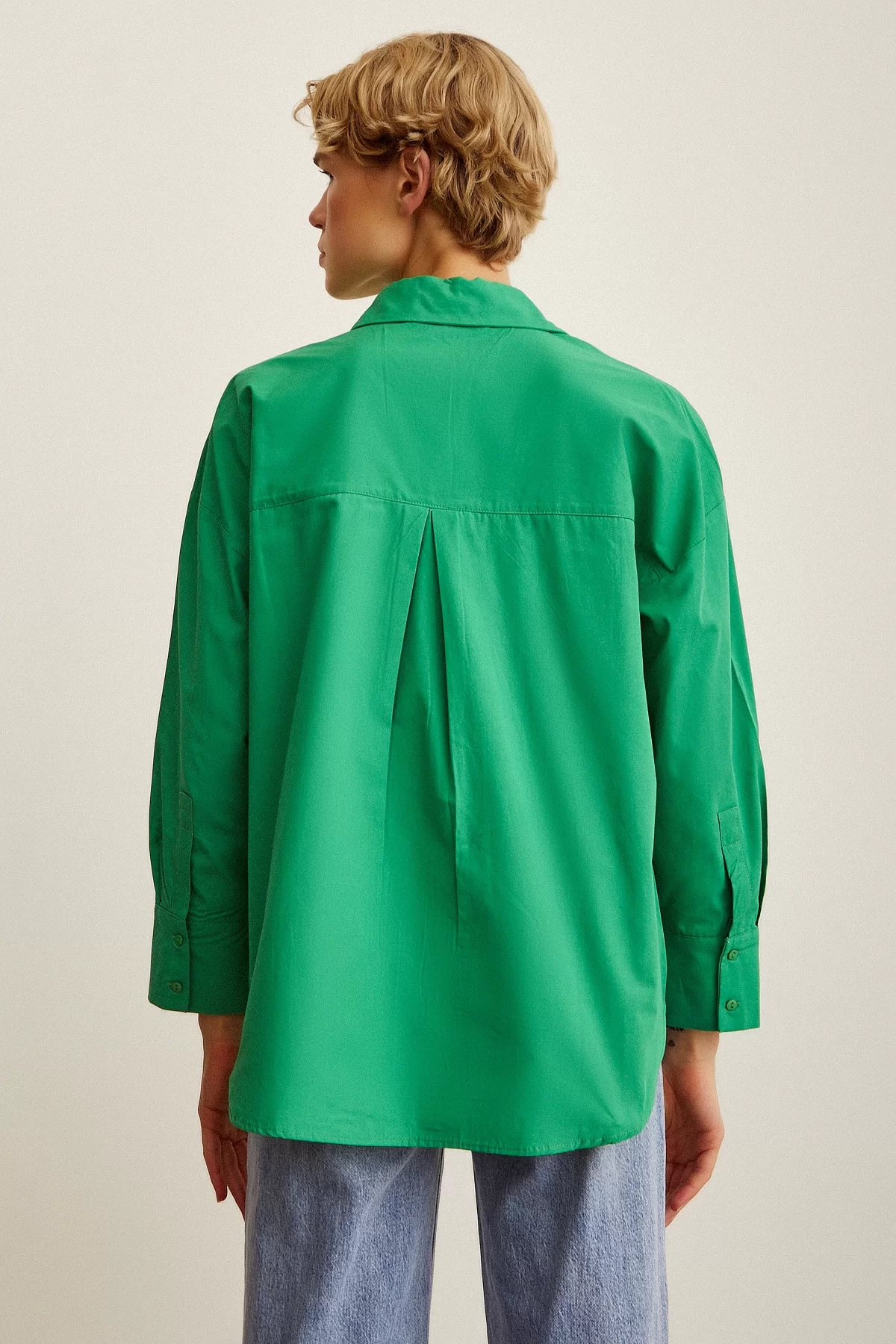 Poplin Shirt Green