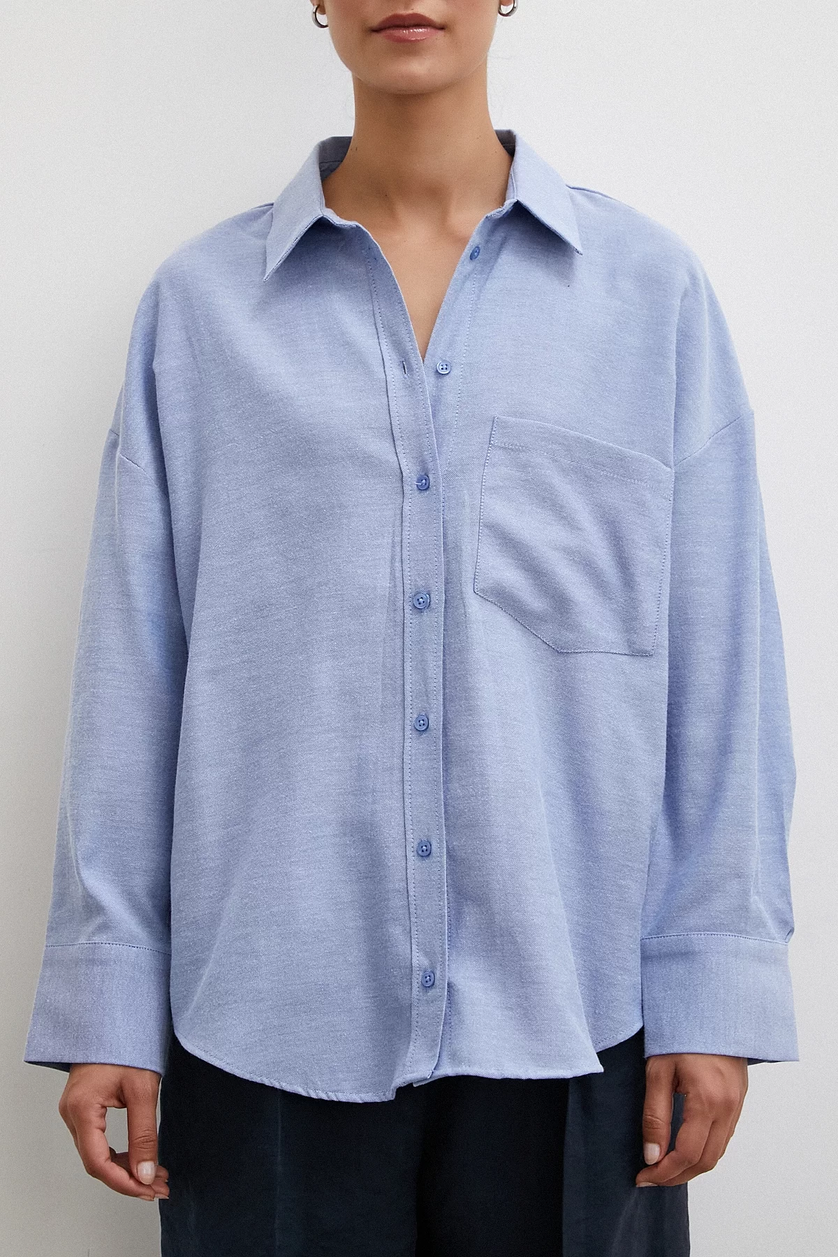 Striped Classic Shirt Indigo