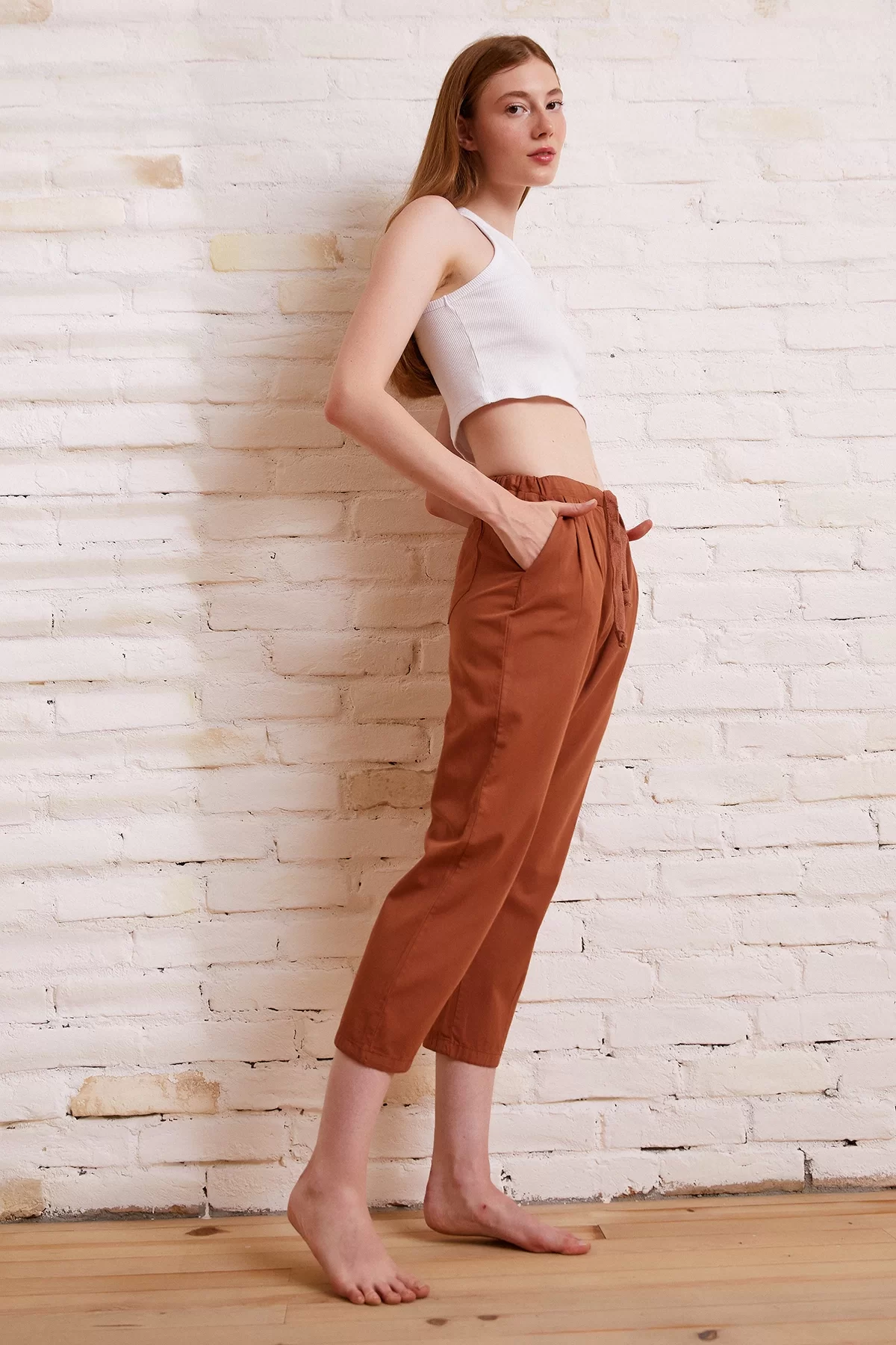 Loose Fit Corduroy Pants Tile