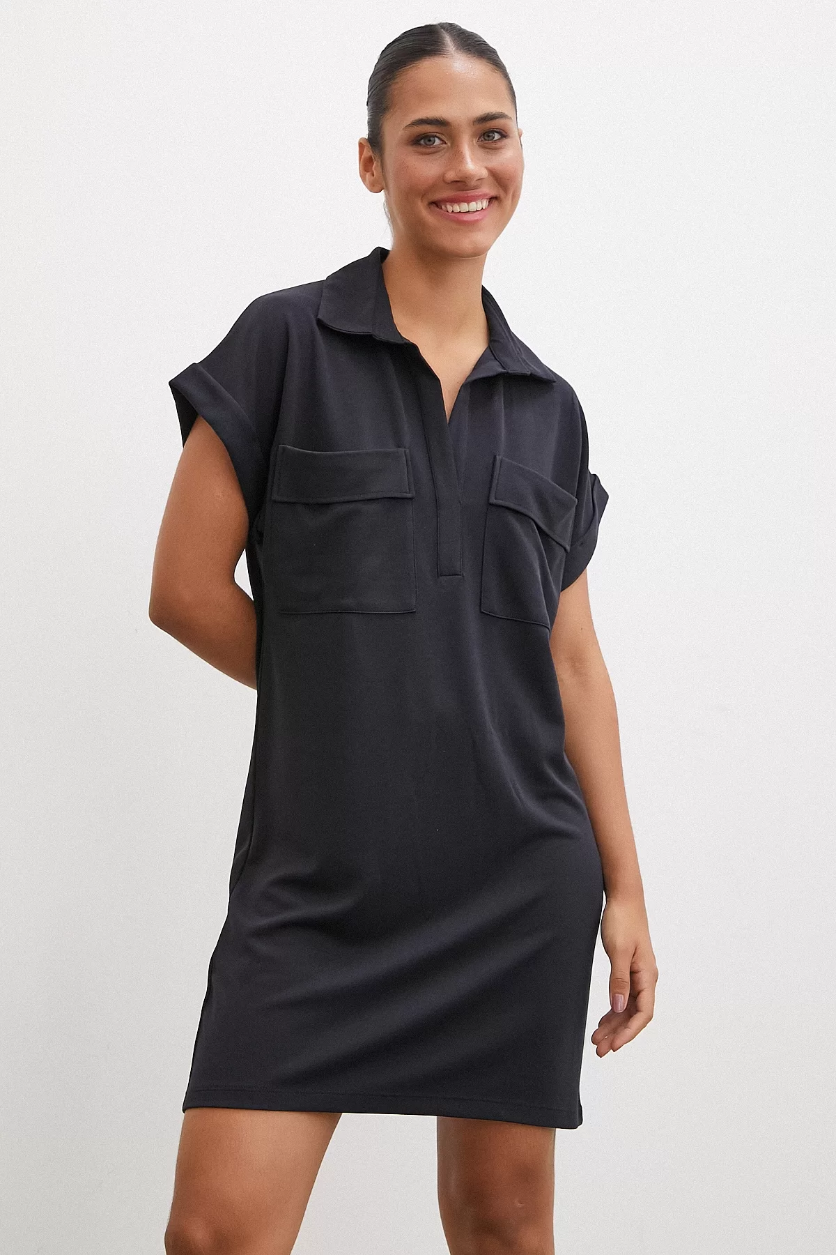 Pocket Dress Black