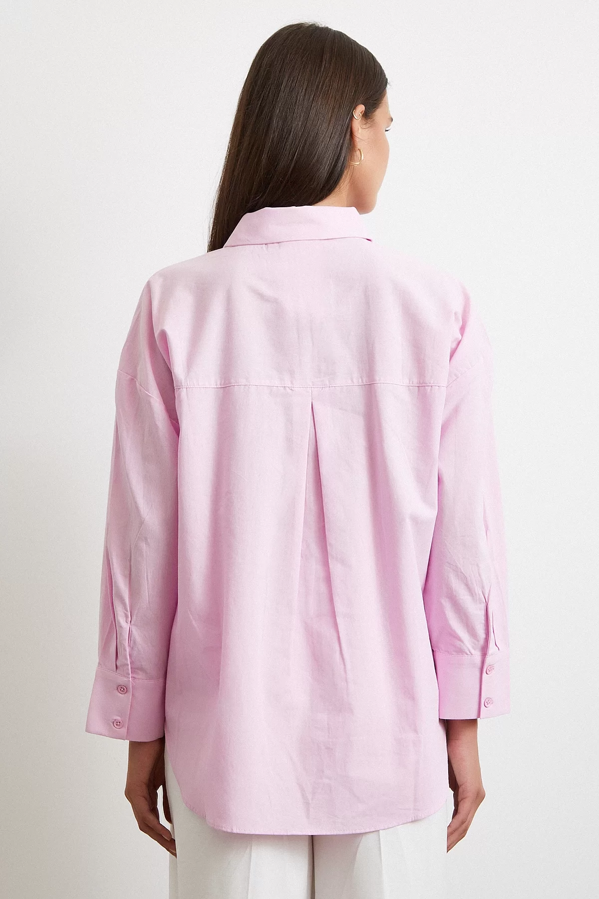 Must Have Poplin Gömlek Pembe