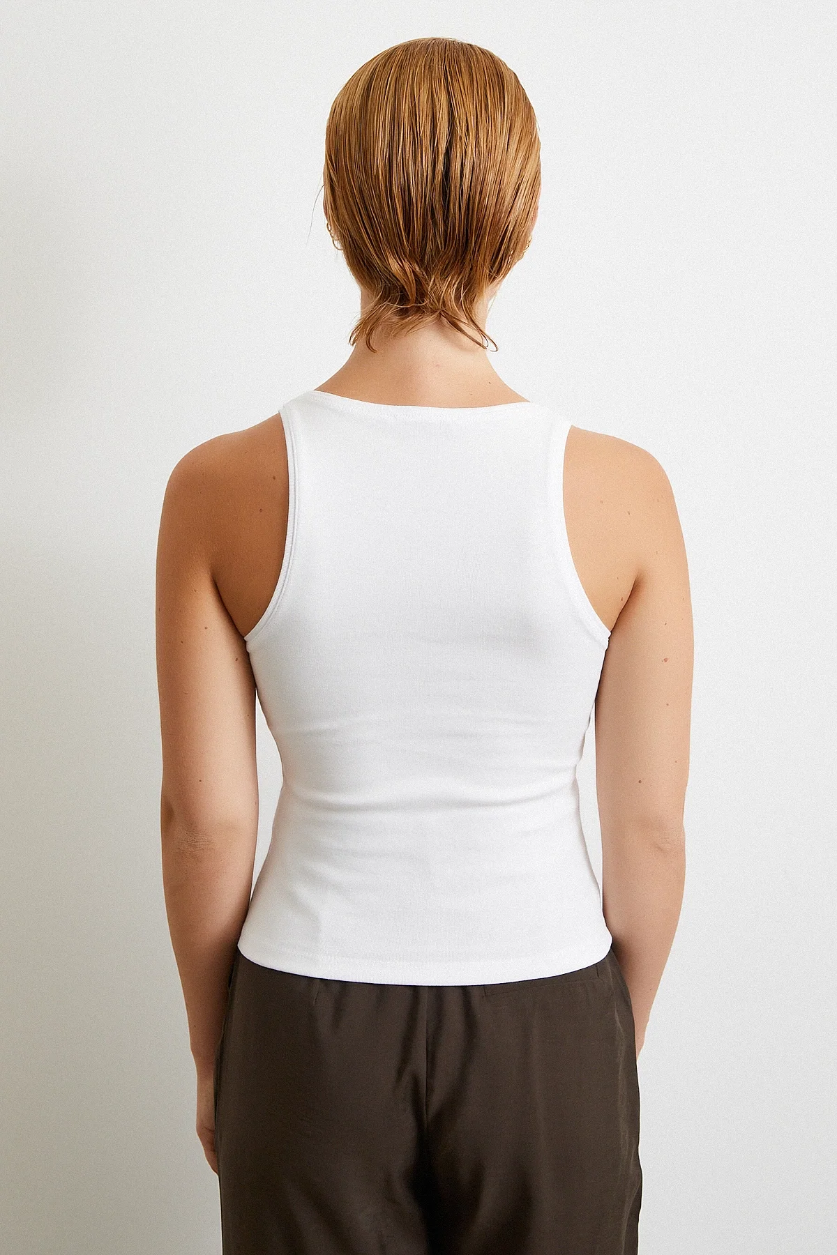 Basic Crop Top Beyaz