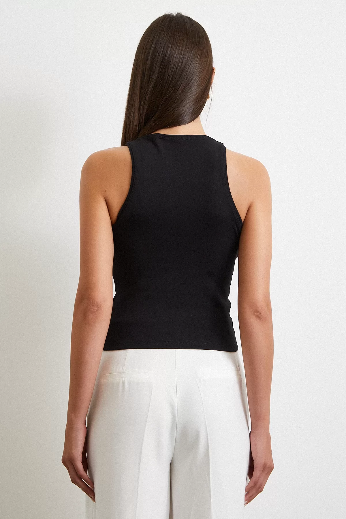 Basic Crop Top Siyah