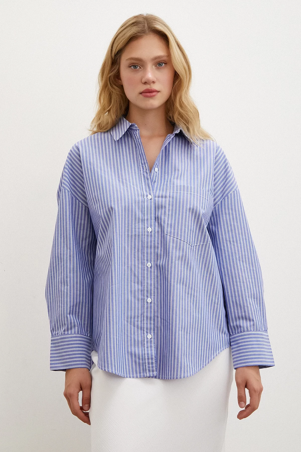 Striped Shirt Blue