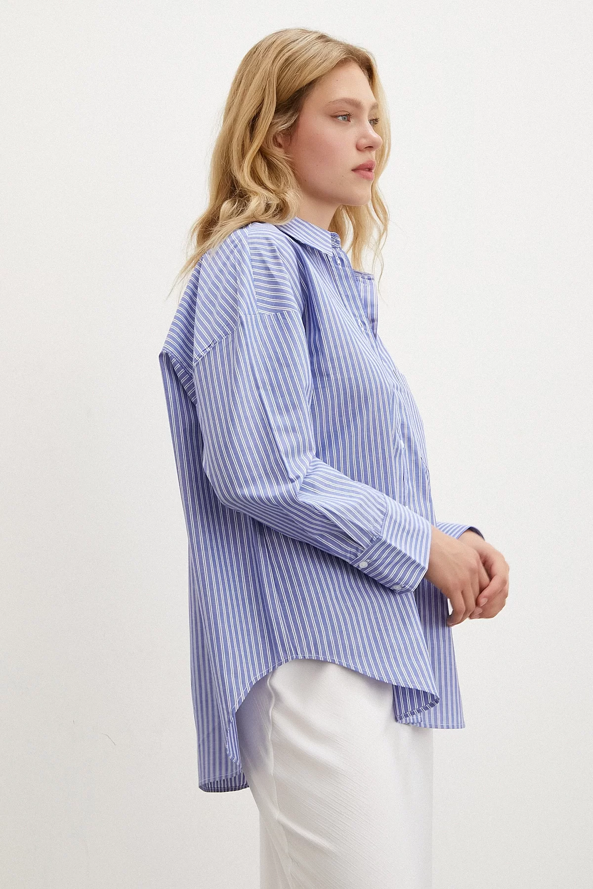 Striped Shirt Blue