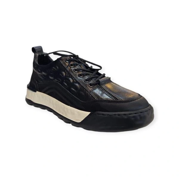 10227 Memory Foam Günlük Casual Spor Erkek Ayakkabı Siyah