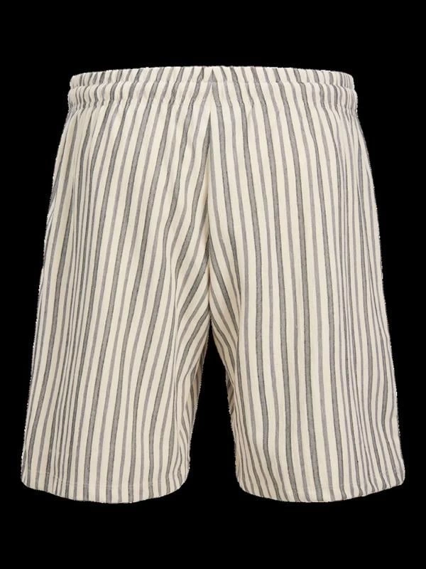 12275412 Beli Lastikli Keten Erkek Short Mavi