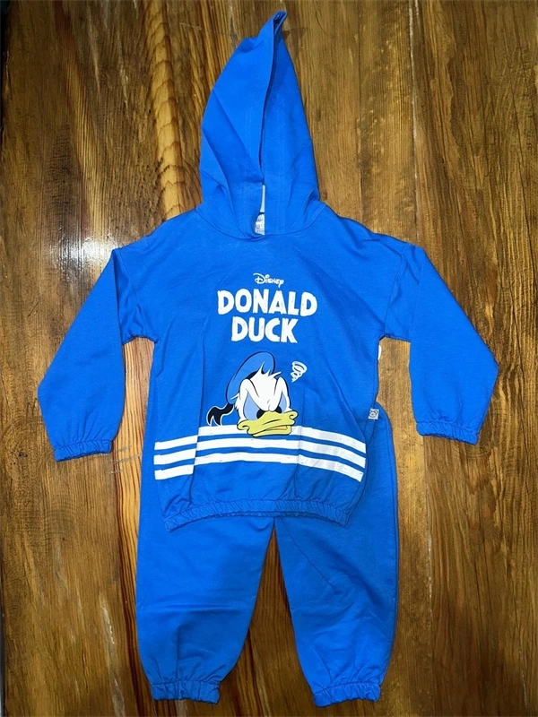 2-5 Yaş Kapşonlu Takım Saks