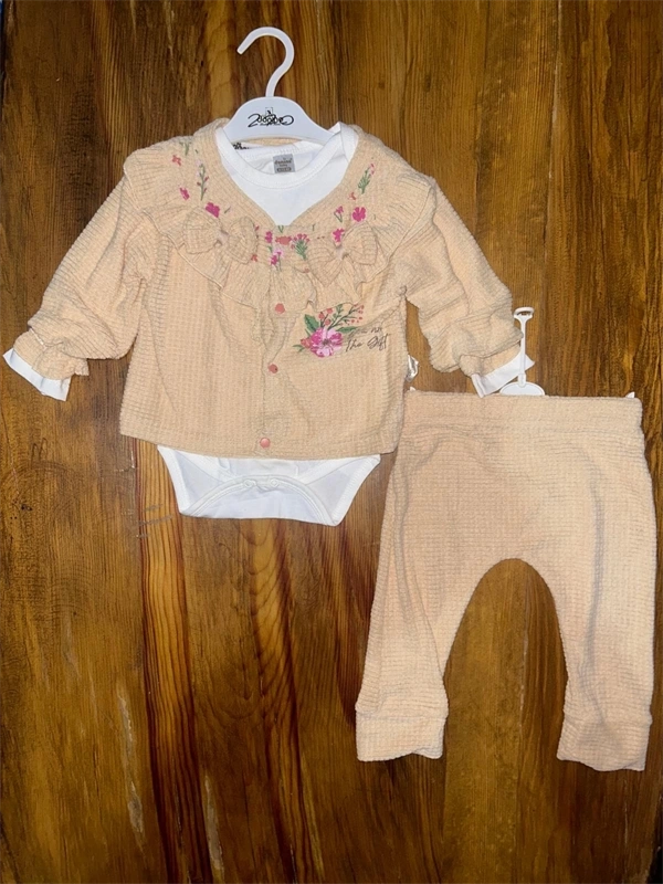 3-12 Aylık Üçlü Takım Bej