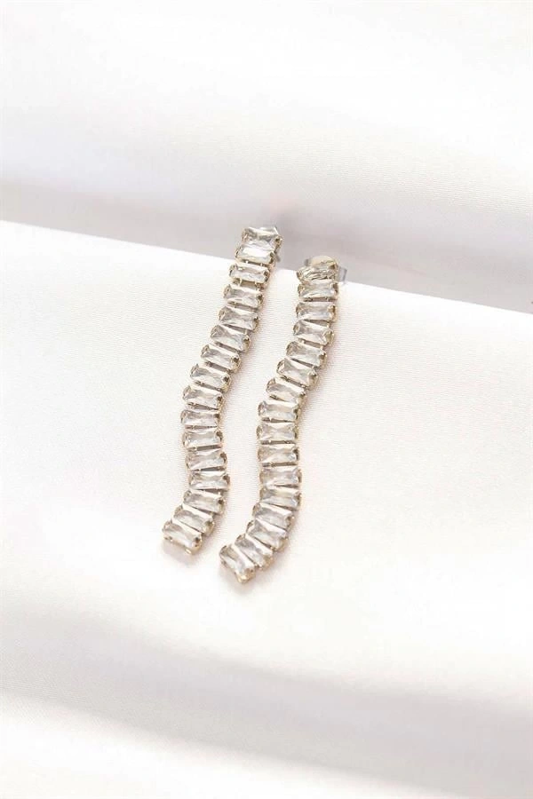 316L Çelik Gold Renk Su Yolu Küpe