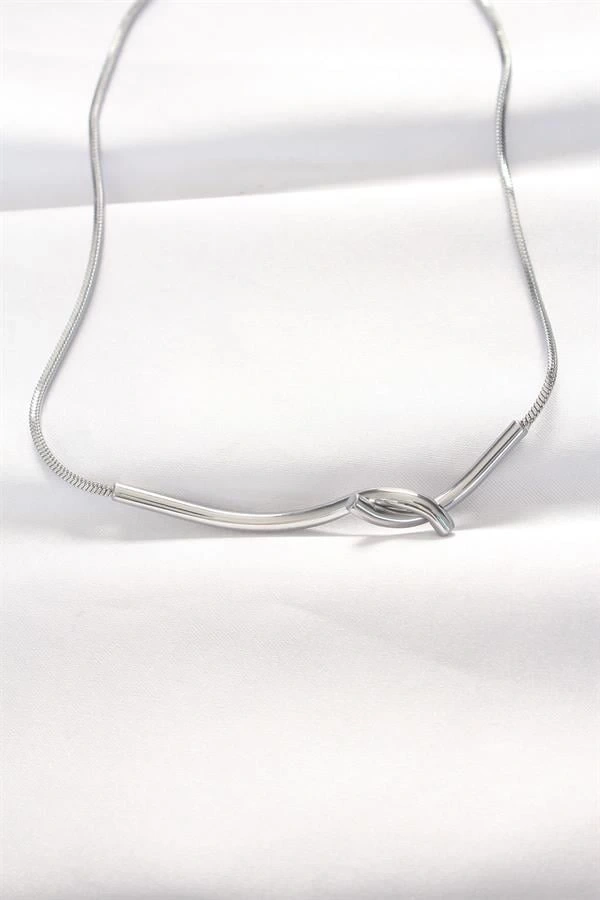 316L Çelik Silver Renk Kolye