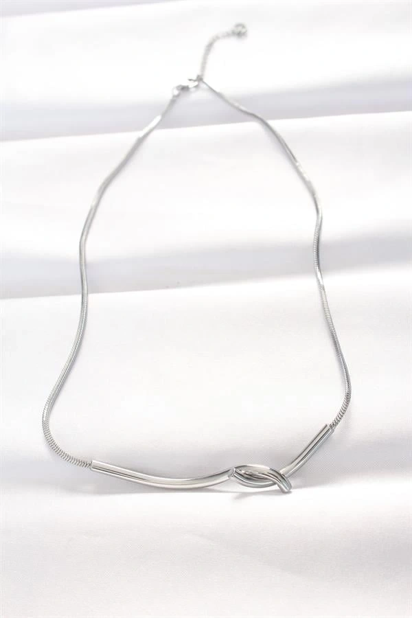 316L Çelik Silver Renk Kolye