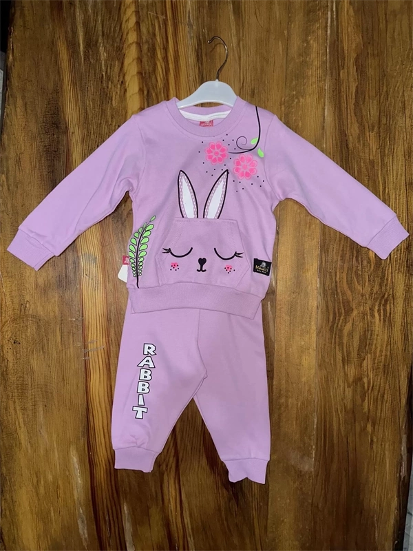 6-24 Aylık Tavşan Baskılı Lila