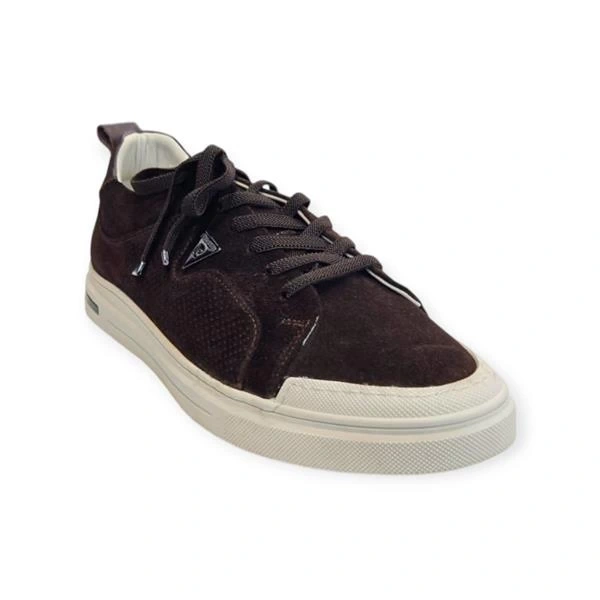 77855 Memory Foam Esnek Taban Hakiki Nubuk Deri Erkek Sneaker Kahve