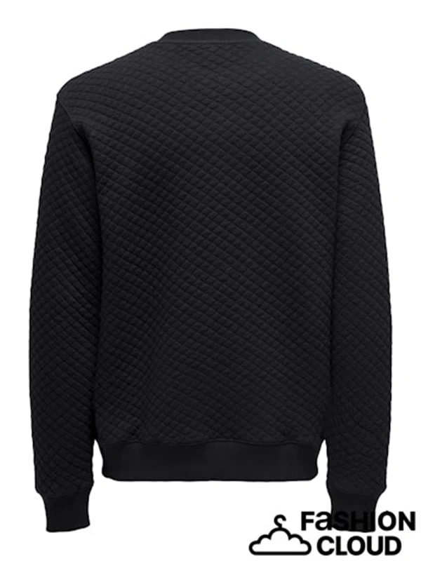 Baklava Desen 2 İplik Erkek Sweat