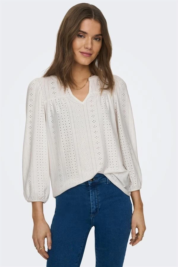 Balon Uzun Kol Kadın T-Shirt