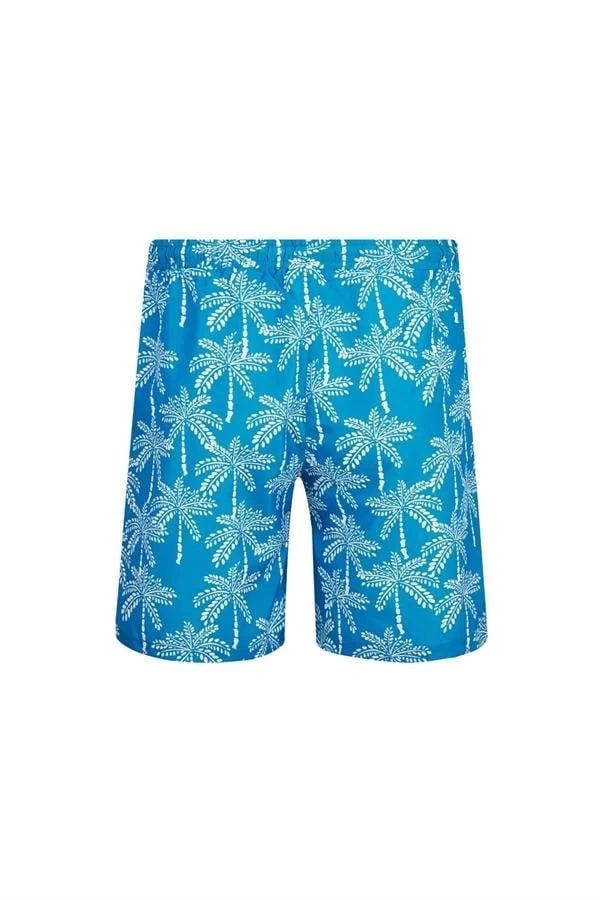 Baskılı Hızlı Kuruyan Erkek Deniz Şortu