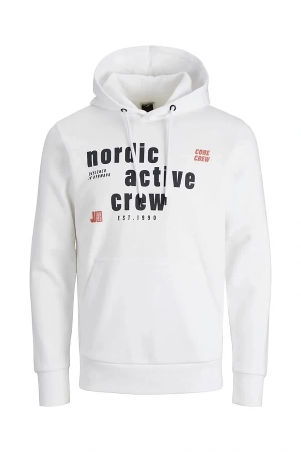 Baskılı Kapüşonlu Sweatshirt