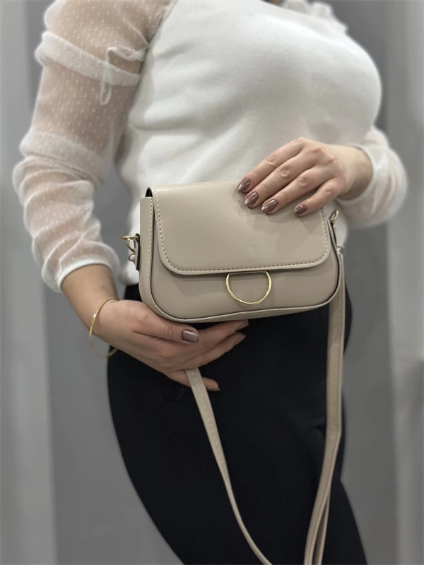 Bej cilt mossi çanta