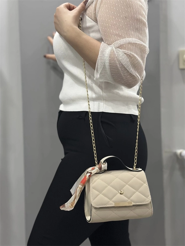 Bej cilt zoje çanta