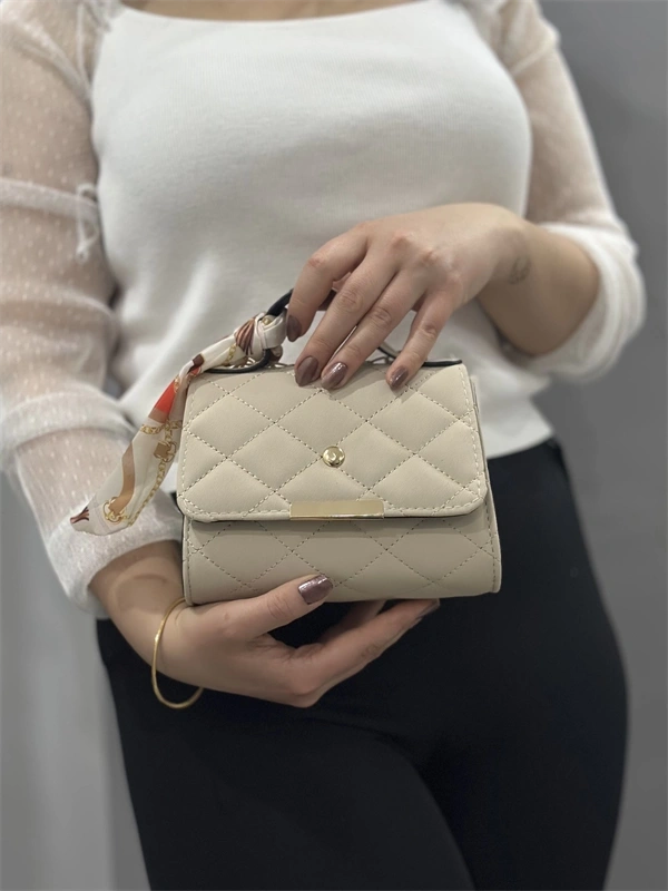 Bej cilt zoje çanta