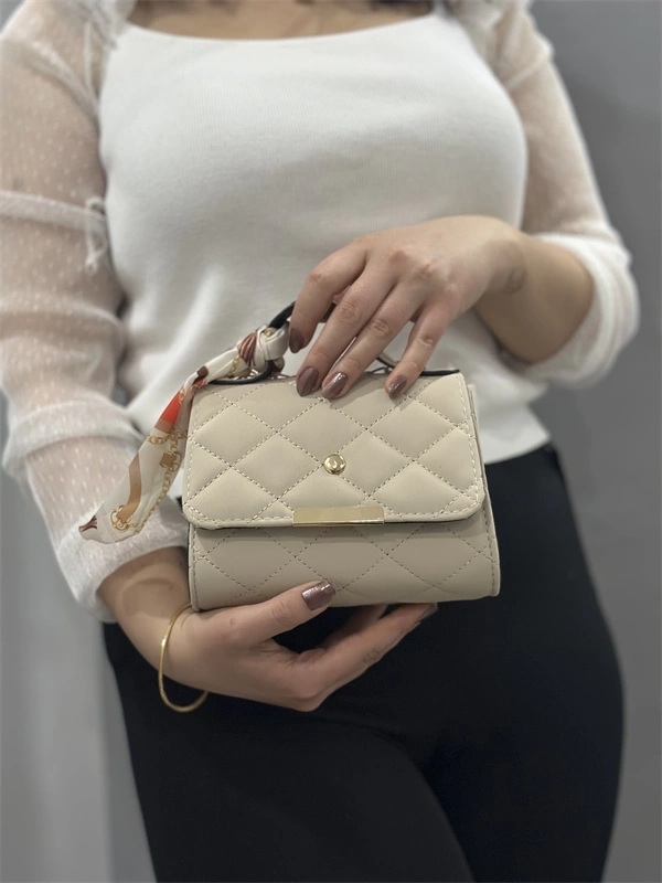 Bej cilt zoje çanta