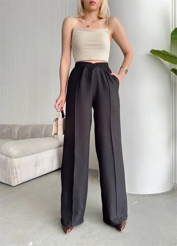 Beli çapraz pantolon