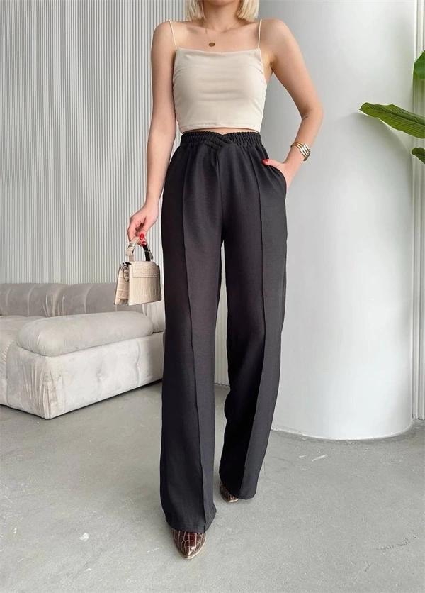 Beli çapraz pantolon