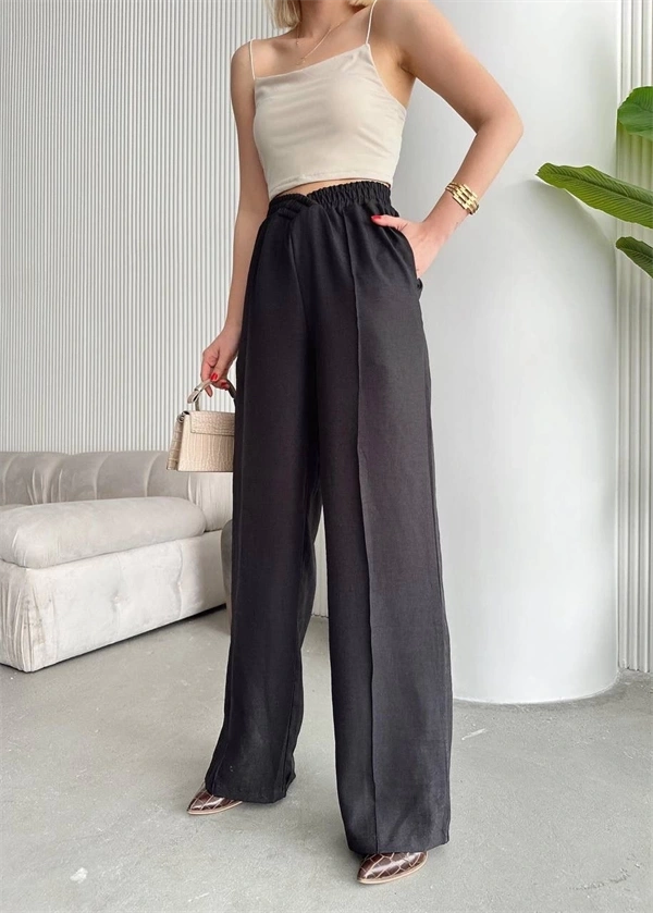 Beli çapraz pantolon